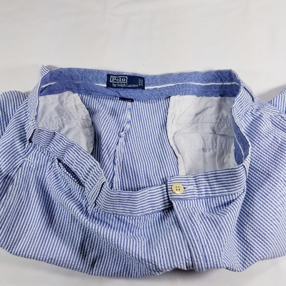 Polo Ralph Lauren seersucker Flat front shorts - Picture 8 of 8